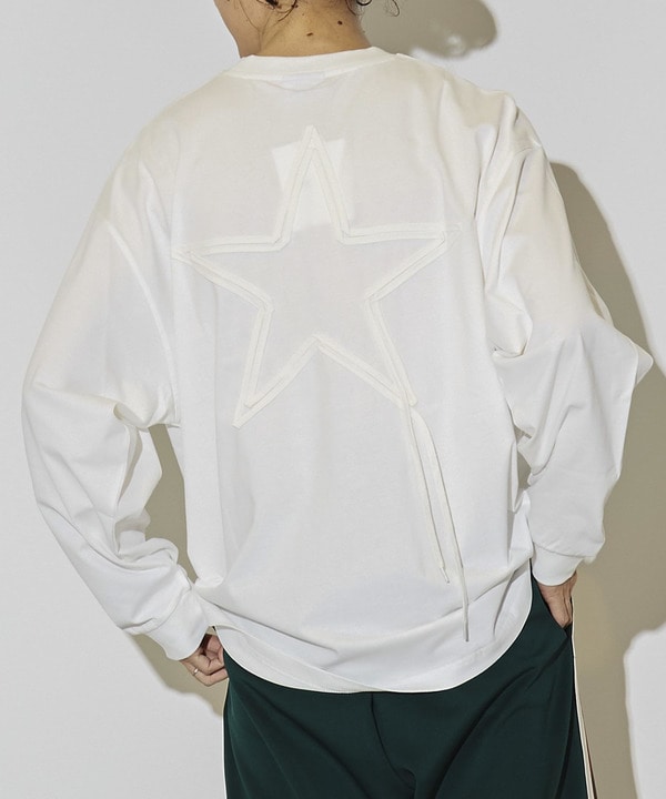 SPINDLE STAR★ DESIGN LONG SLEEVE TEE 詳細画像 1