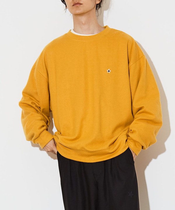 STAR★ ONEPOINT BRUSHED PULLOVER 詳細画像 イエロー 1