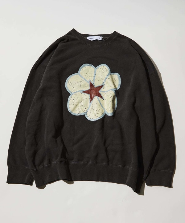 PIGMENT DYE CRACK PRINT FLOWER SWEAT｜CONVERSE TOKYO (コンバース