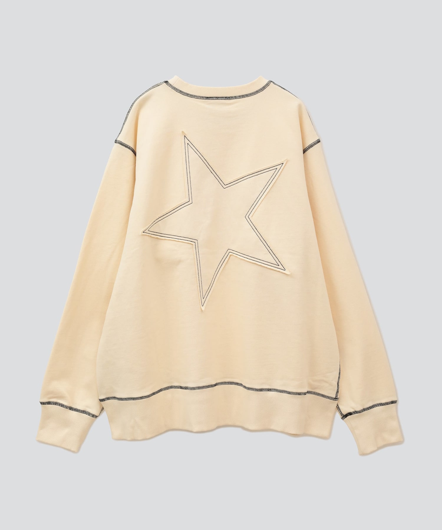 BACK STAR★ PATCH SWEAT