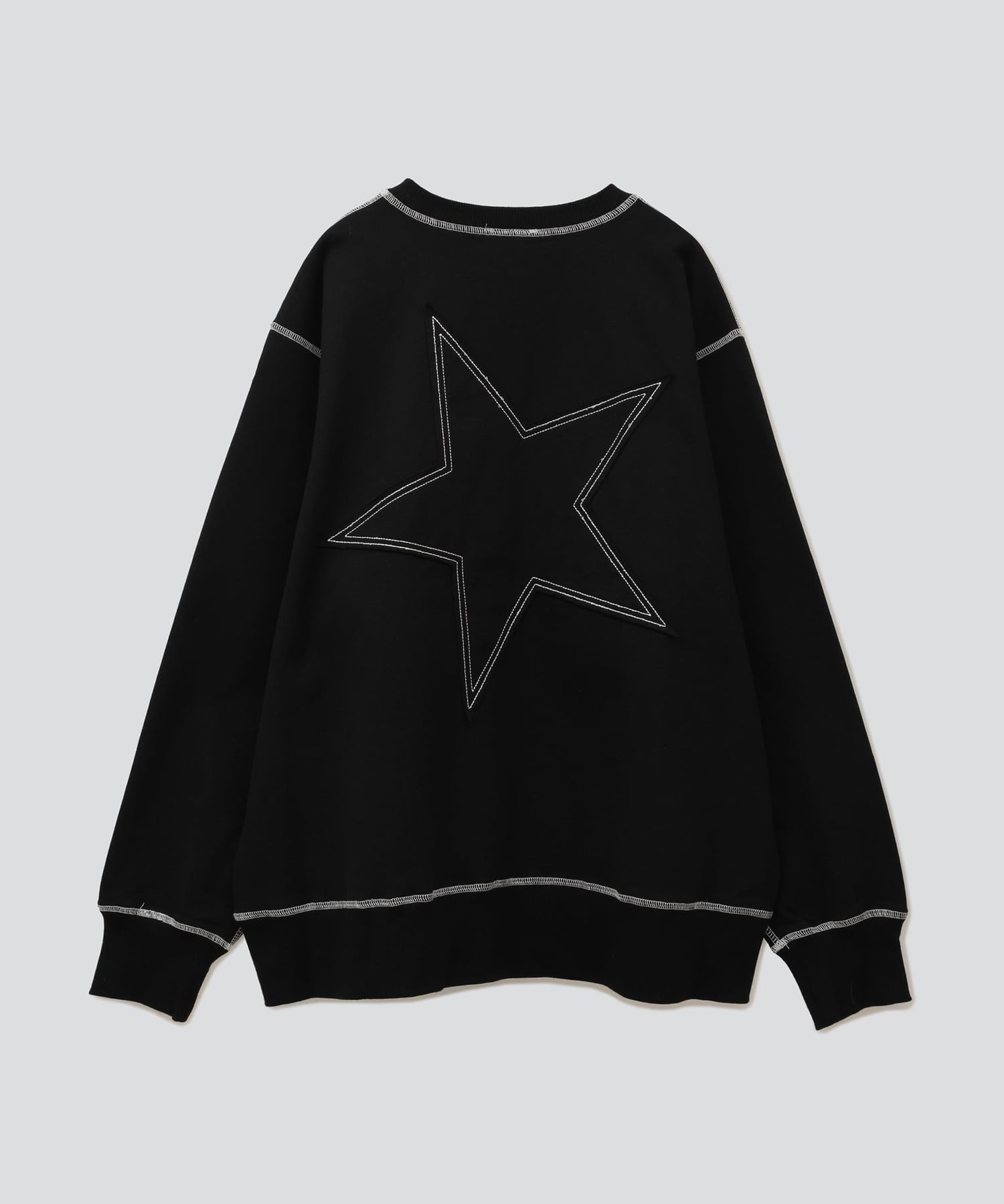 BACK STAR☆ PATCH SWEAT-