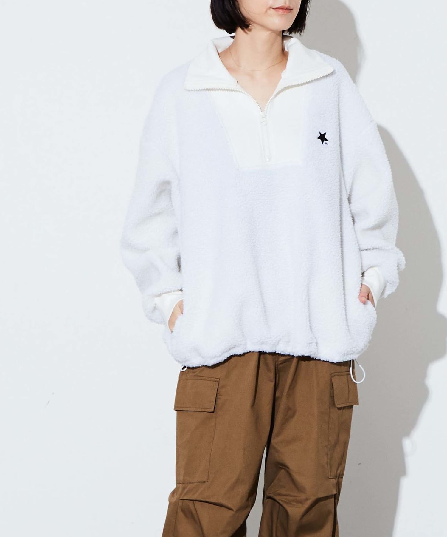 BOA HALF ZIP PULLOVER｜CONVERSE TOKYO (コンバーストウキョウ) 公式 