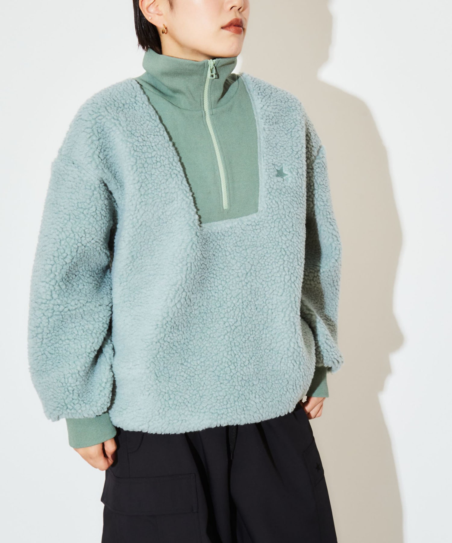 BOA HALF ZIP PULLOVER｜CONVERSE TOKYO (コンバーストウキョウ) 公式 ...