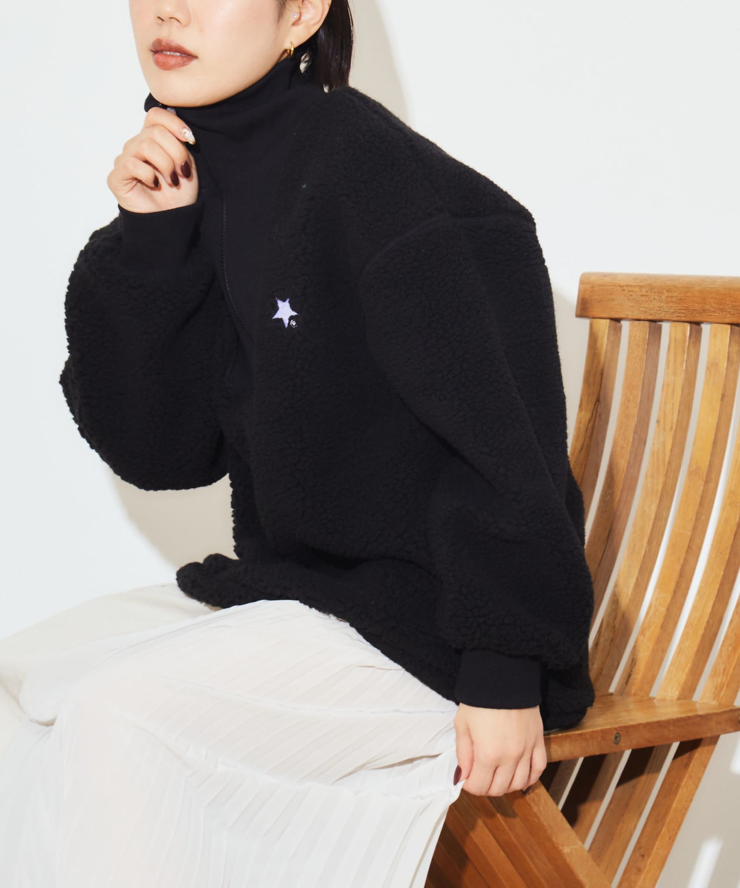 THE SHINZONE BOA HALF ZIP ボア ハーフジップ です♡オーラリー - www