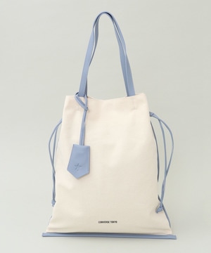 CANVAS GATHERED TOTE BAG