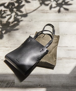 LACE-UP LAYERED 2WAY BAG