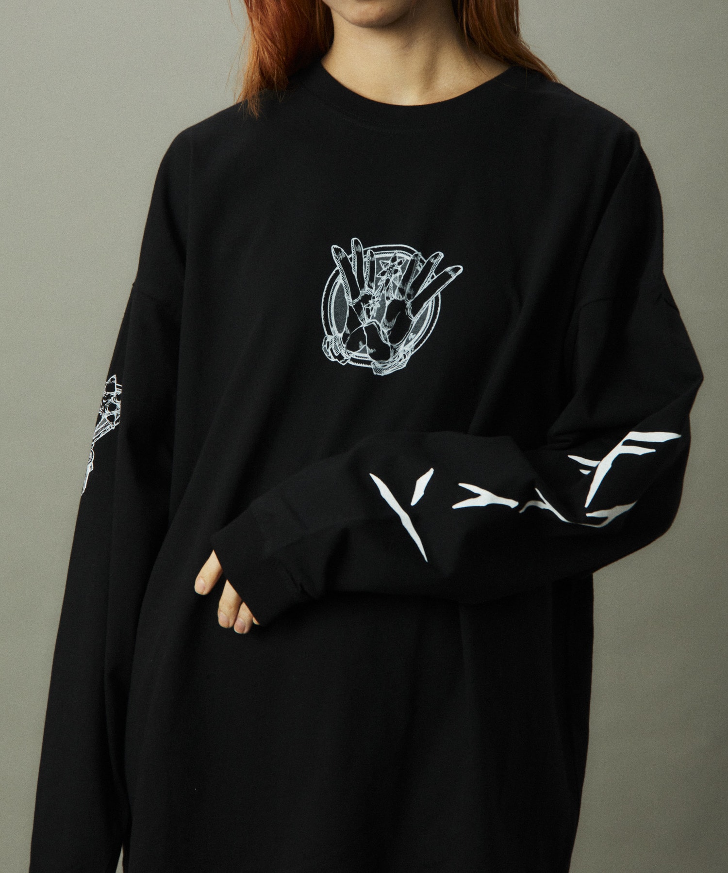 SHINNOSUKE UCHIDA/内田慎之介 】GRAPHIC PRINT LONGSLEEVE TEE 