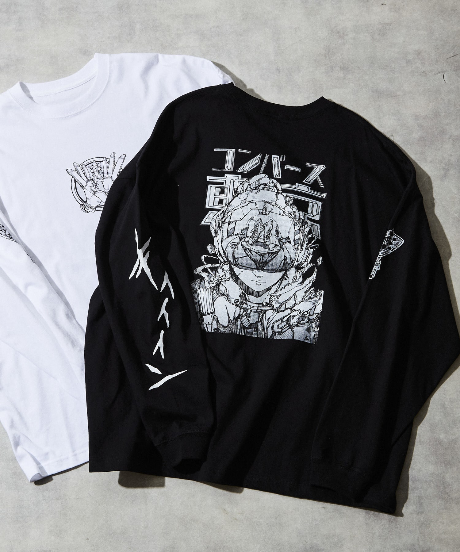 SHINNOSUKE UCHIDA/内田慎之介 】GRAPHIC PRINT LONGSLEEVE TEE 