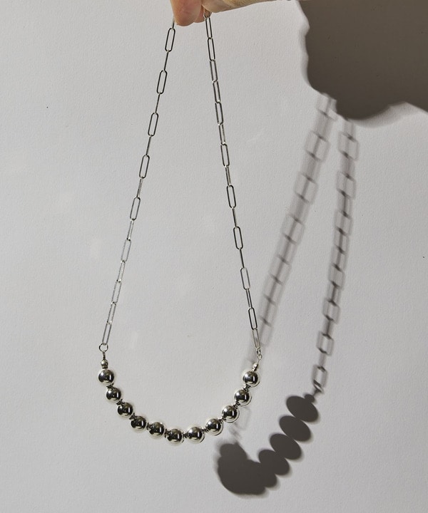 BALL CHAIN NECKLACE 詳細画像 シルバー 1