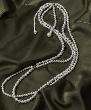 MULTI-WAY LONG PEARL NECKLACE