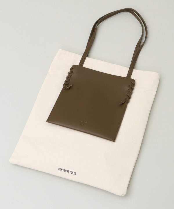 LACE-UP CANVAS TOTE BAG 詳細画像 14