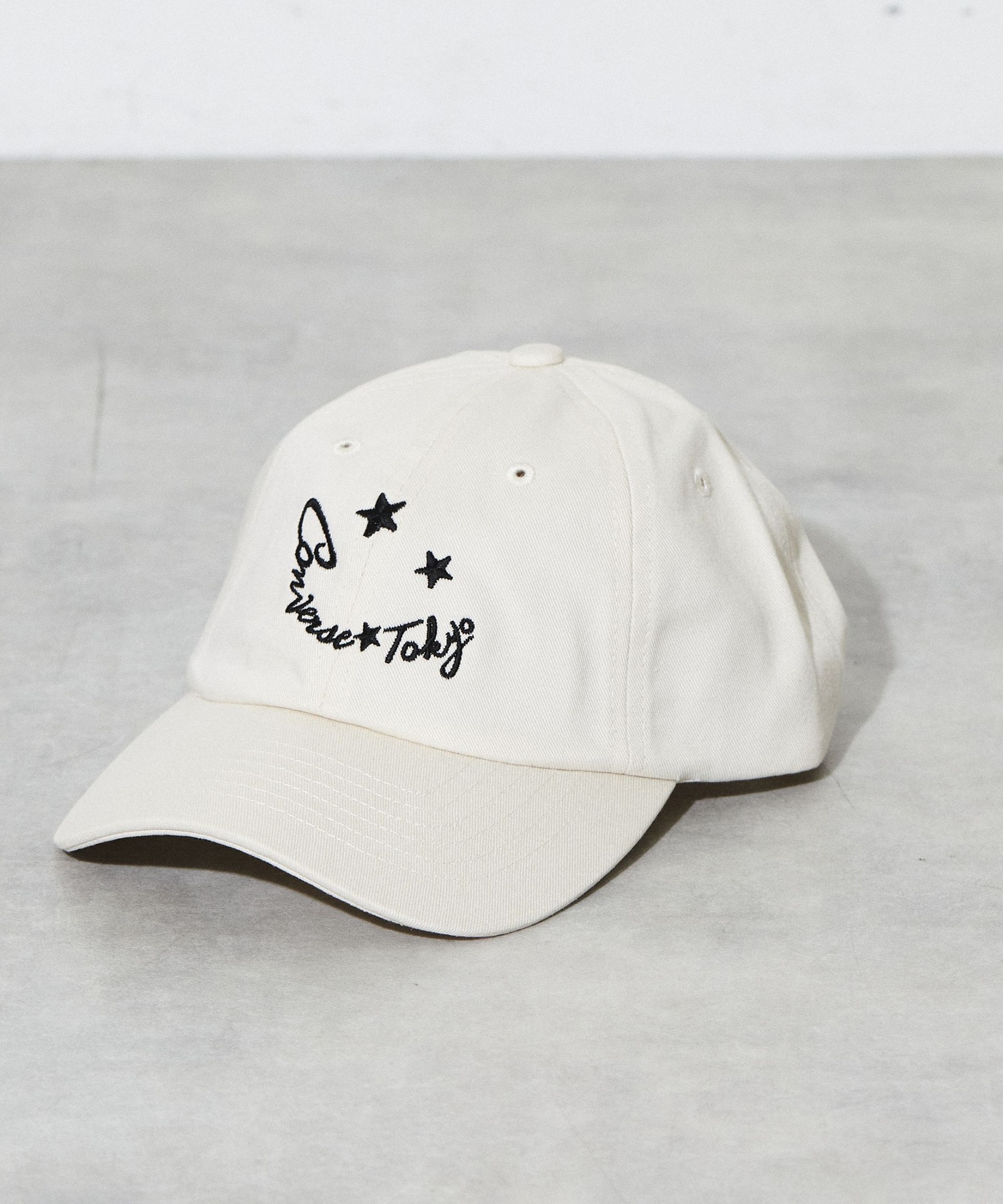 FACE LOGO EMBROIDERY CAP