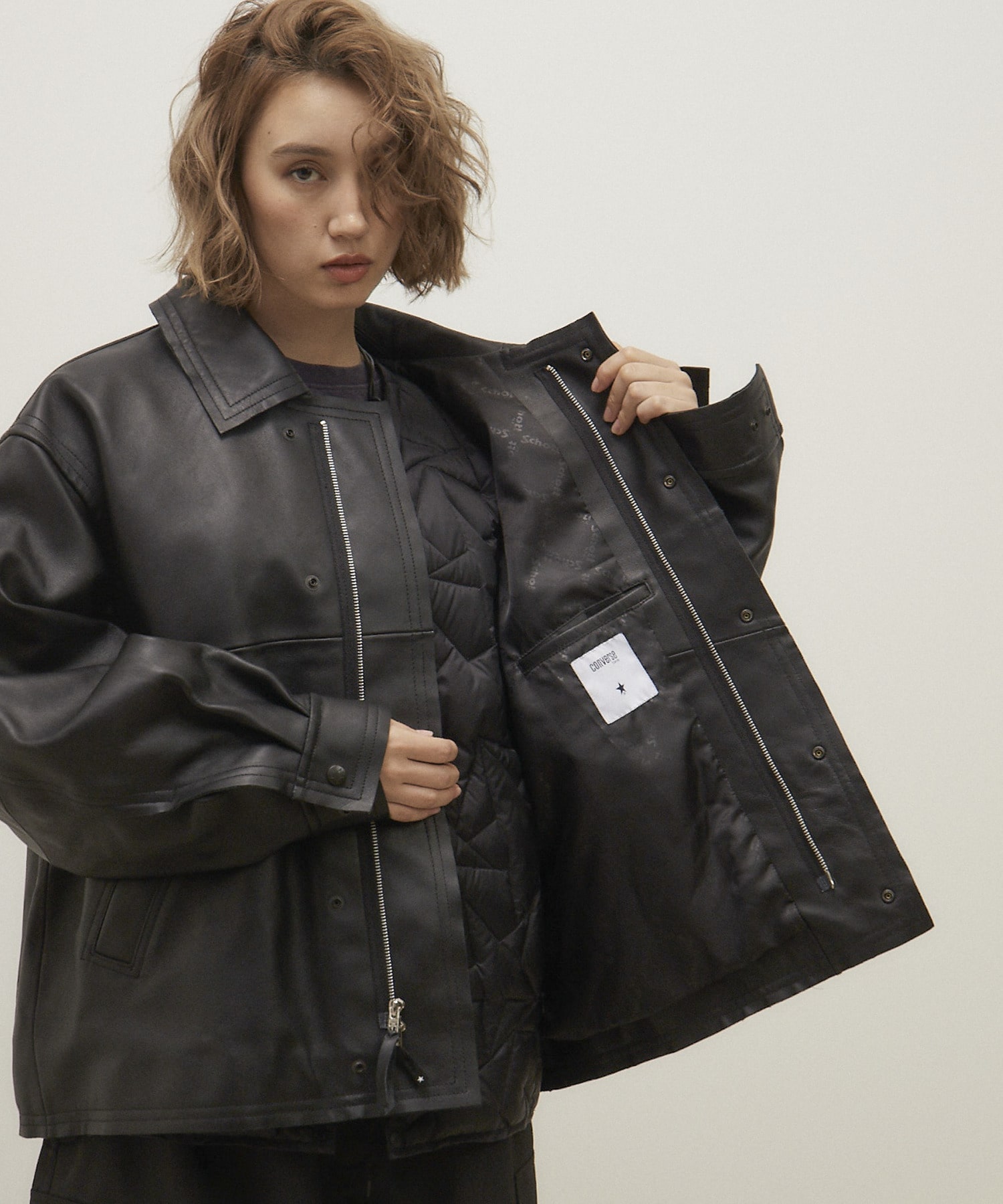 CONVERSE TOKYO×Schott】LAMB LEATHER JACKET｜CONVERSE TOKYO ...