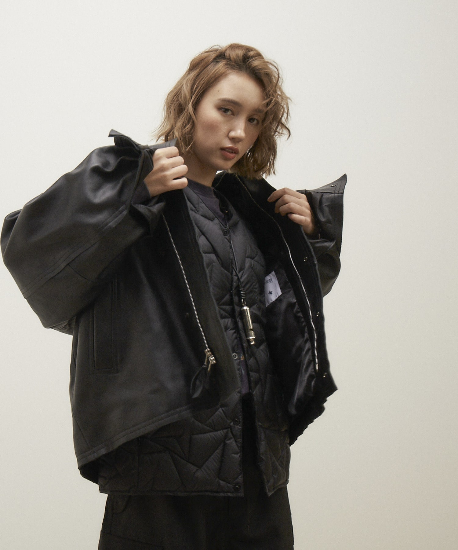 CONVERSE TOKYO×Schott】LAMB LEATHER JACKET-