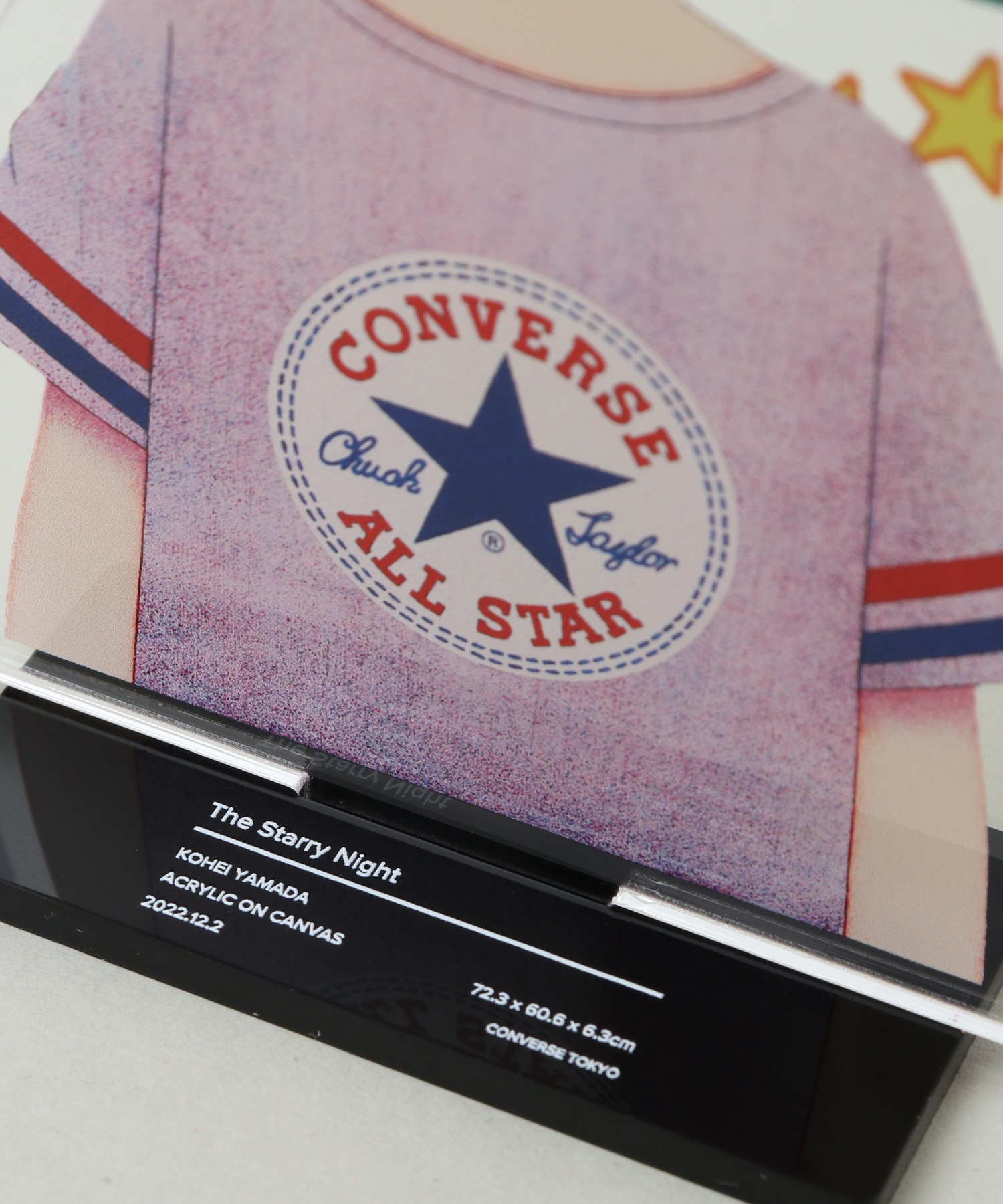 CONVERSE TOKYO Backsideworks アクリルスタンド　2個ブラックホワイトサイズ