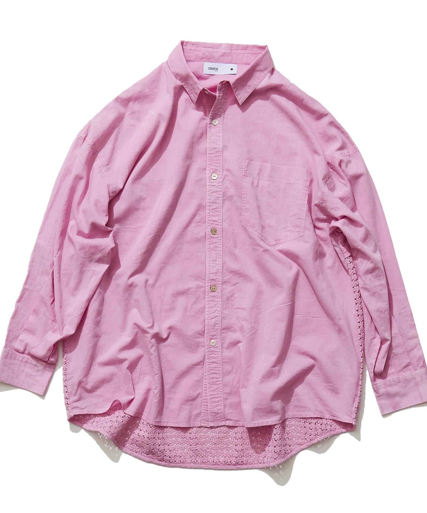 【STAR★LACE】ACID WASHING OVER SHIRT