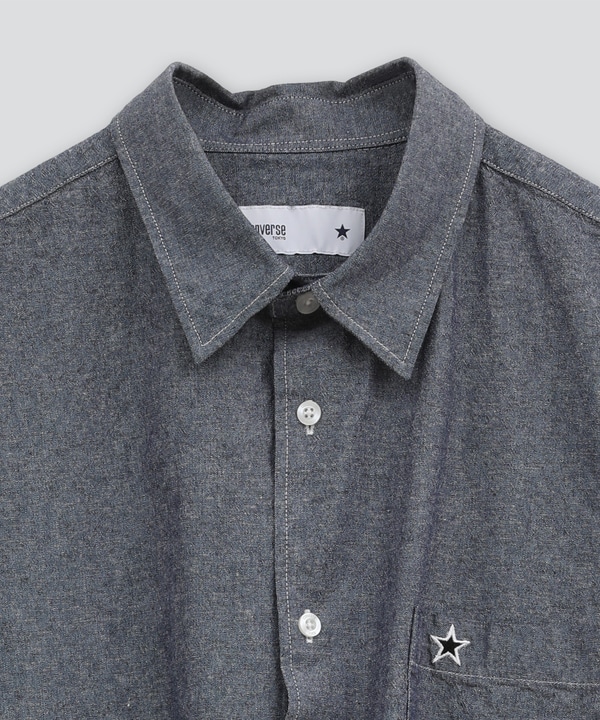STAR★ ONEPOINT CHAMBRAY SHIRT 詳細画像 2