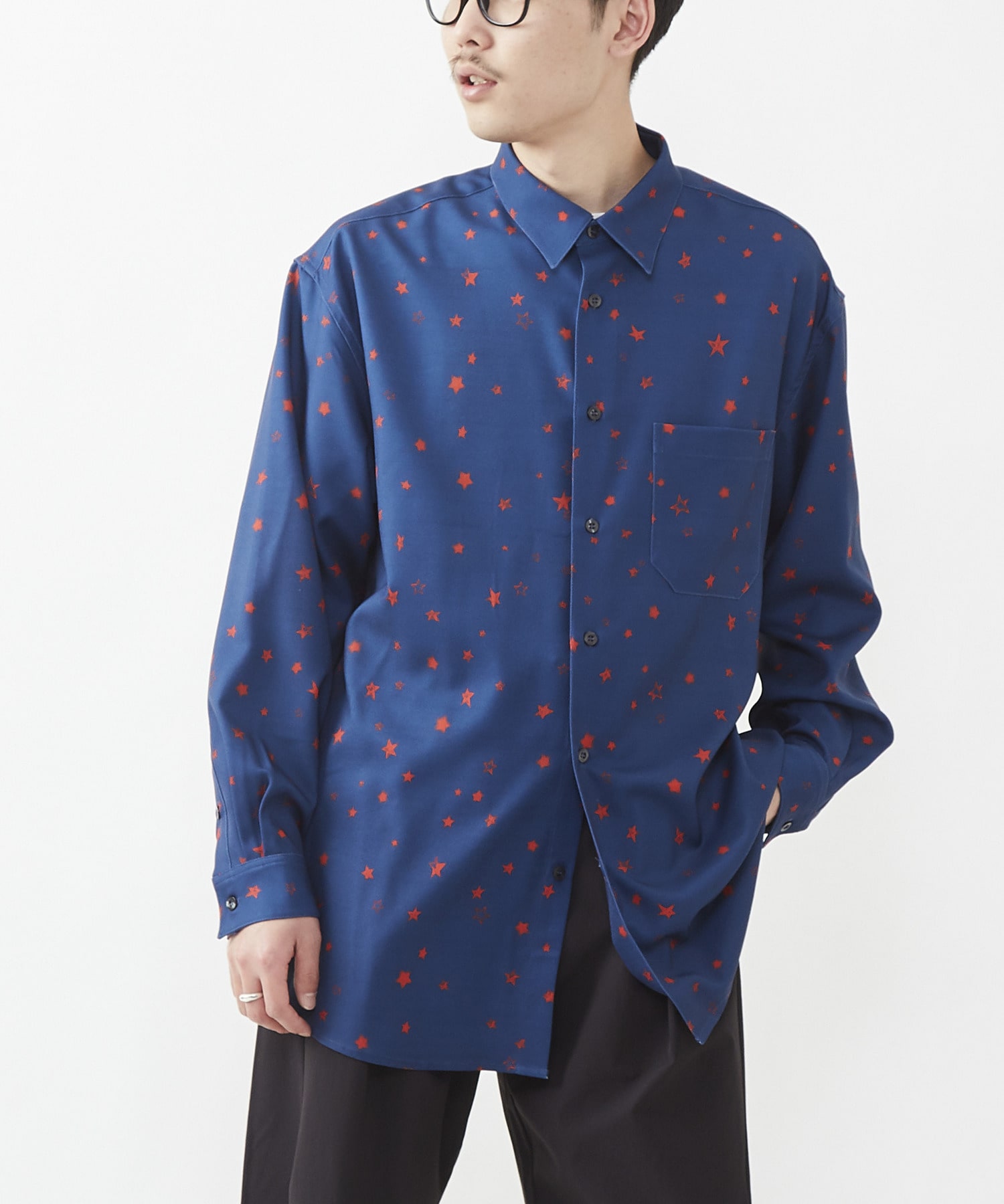 STAR☆ ALLOVER PRINT SHIRT｜CONVERSE TOKYO (コンバーストウキョウ 