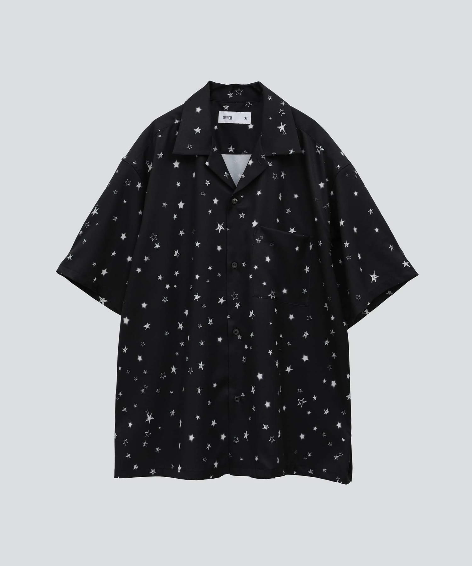 STAR★ ALLOVER PRINT HALFSLEEVE SHIRT