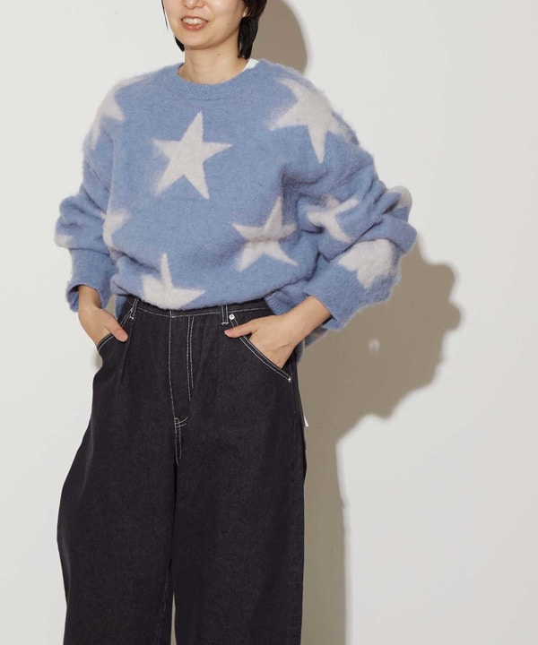 STAR★ SHAGGY PULLOVER KNIT 詳細画像 10