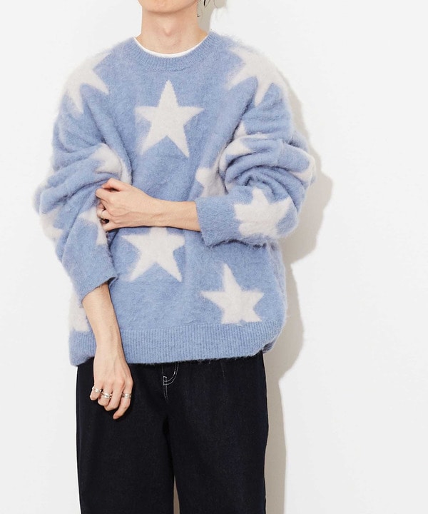 STAR★ SHAGGY PULLOVER KNIT 詳細画像 16