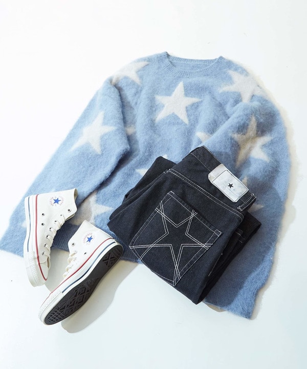 STAR★ SHAGGY PULLOVER KNIT 詳細画像 6