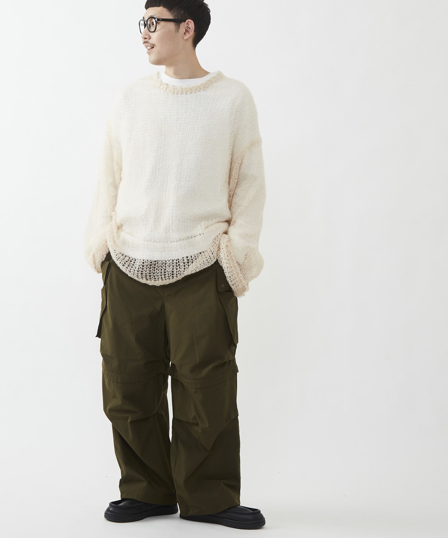 SHEER MESH KNIT PULLOVER｜CONVERSE TOKYO (コンバーストウキョウ 