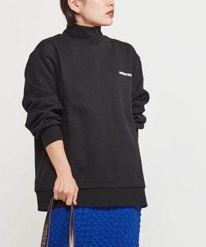 FLOCKY PRINT HIGHNECK SWEAT