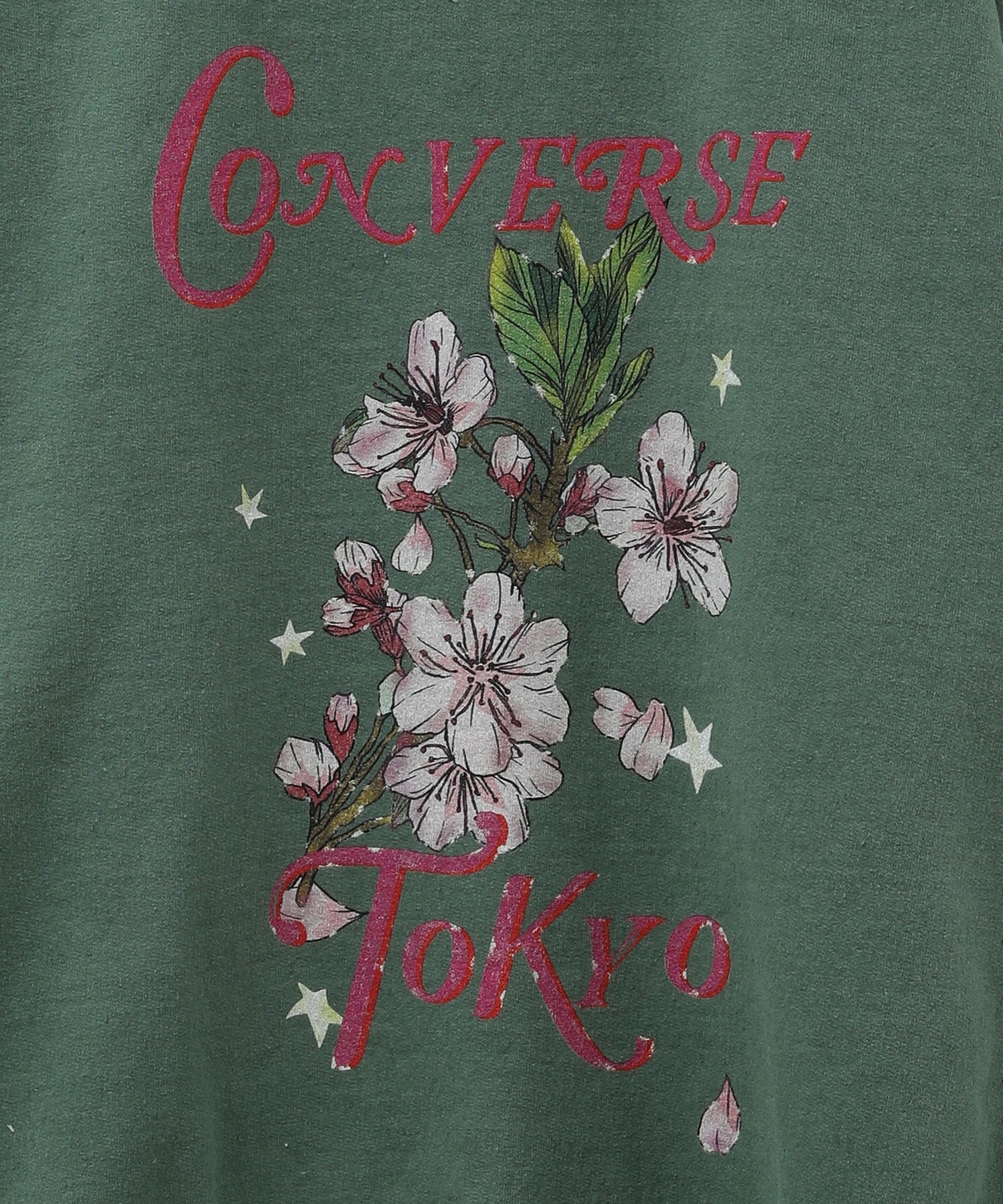 VINTAGE LIKE CHERRY BLOSSAM PRINT SWEAT｜CONVERSE TOKYO 