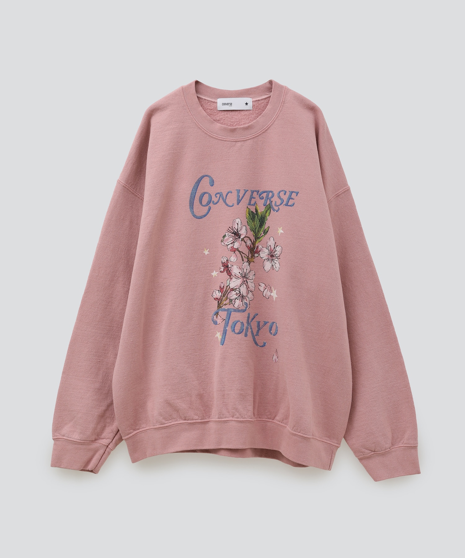 VINTAGE LIKE CHERRY BLOSSAM PRINT SWEAT｜CONVERSE TOKYO