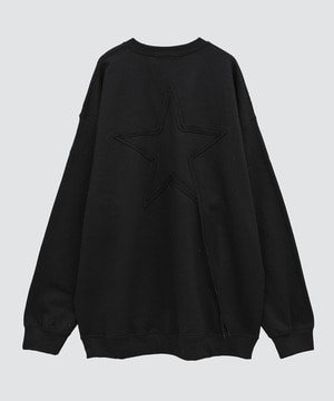 SPINDLE STAR★ DESIGN LONG SLEEVE SWEAT
