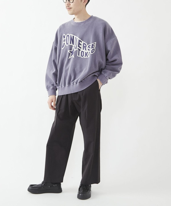 VINTAGE LIKE LOGO PRINT SWEAT 詳細画像 4