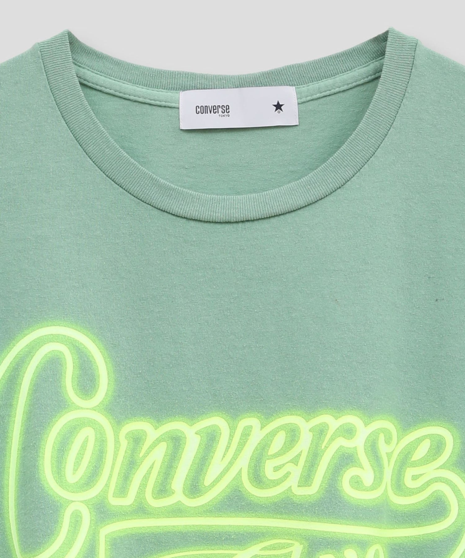 PIGMENT DYE NEON LOGO TEE｜CONVERSE TOKYO (コンバーストウキョウ 