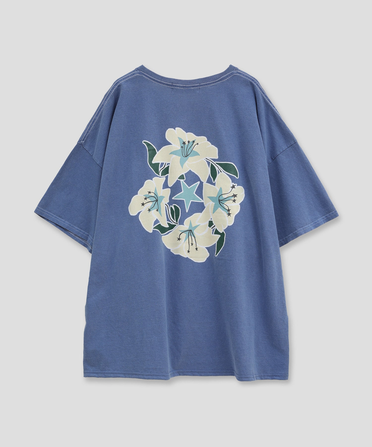 LILY FLOWER BACK PRINT PIGMENT DYE TEE｜CONVERSE TOKYO (コンバース 