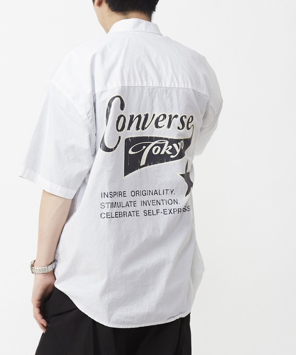 PIGMENT OVER DYE BACK PRINT SHIRT 詳細画像 22