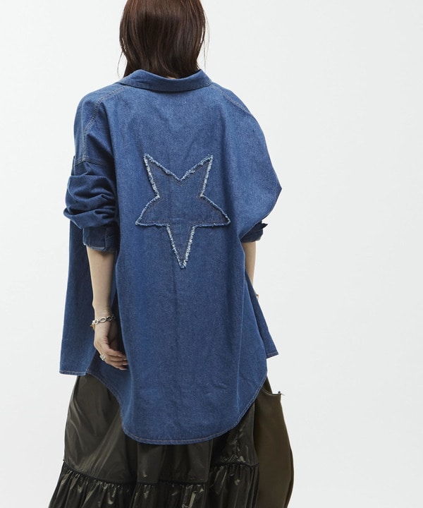 STAR★ PATCH DENIM SHIRT 詳細画像 18