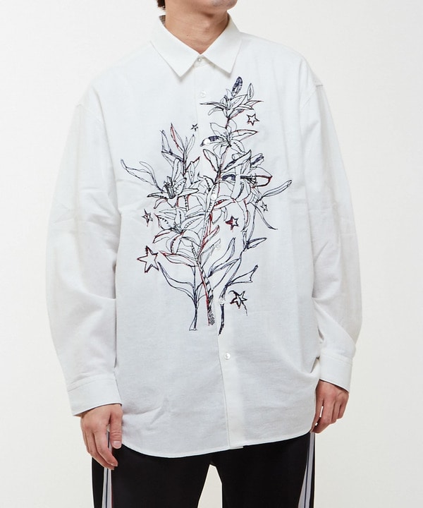 FLOWER EMBROIDERY SHIRTS 詳細画像 1