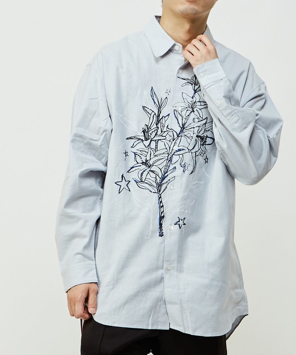 FLOWER EMBROIDERY SHIRTS 詳細画像 2