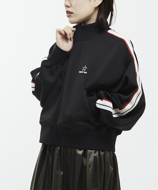 LINE LOOSE SHORT TRACK JACKET(WOMEN'S) 詳細画像 ブラック 1