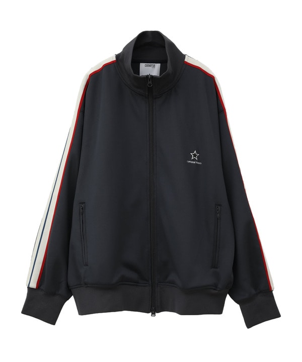 LINE LOOSE TRACK JACKET(UNISEX) 詳細画像 チャコールグレー 1