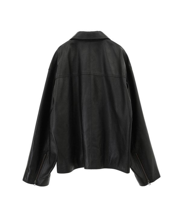 SHEEP LEATHER ZIP BLOUSON 詳細画像 13