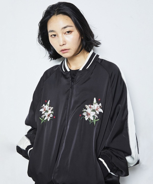 【復刻】SATIN OVERSIZE SOUVENIR JACKET 詳細画像 2