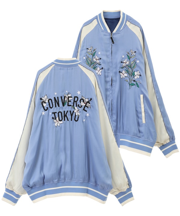 【復刻】SATIN OVERSIZE SOUVENIR JACKET 詳細画像 サックスブルー 1