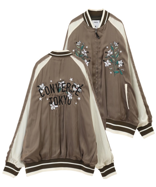 【復刻】SATIN OVERSIZE SOUVENIR JACKET 詳細画像 カーキ 1