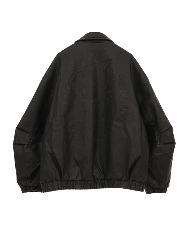 【HL】VINTAGE SYNTHETIC LEATHER  BLOUSON 詳細画像 15