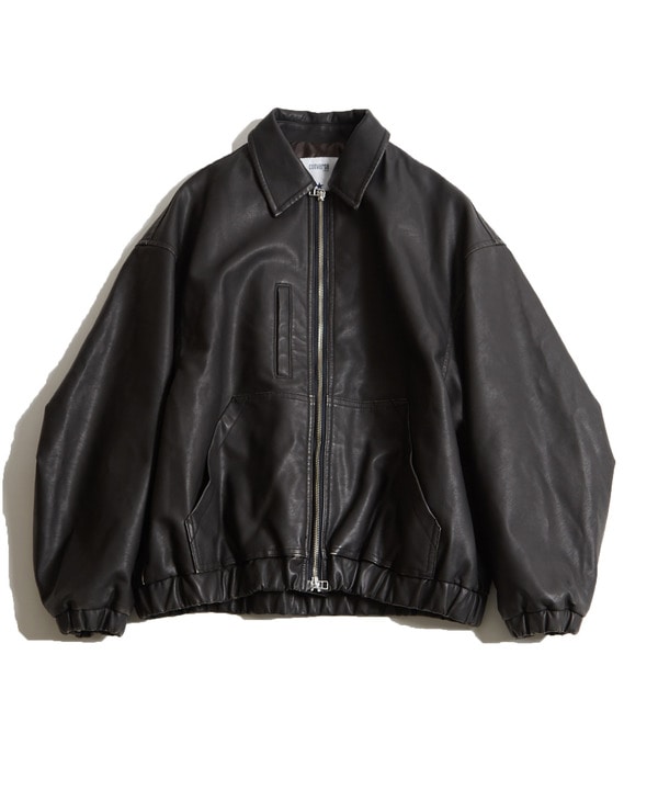 【HL】VINTAGE SYNTHETIC LEATHER  BLOUSON 詳細画像 7