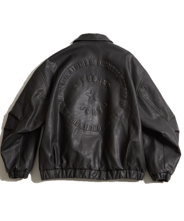 【HL】VINTAGE SYNTHETIC LEATHER  BLOUSON 詳細画像 8