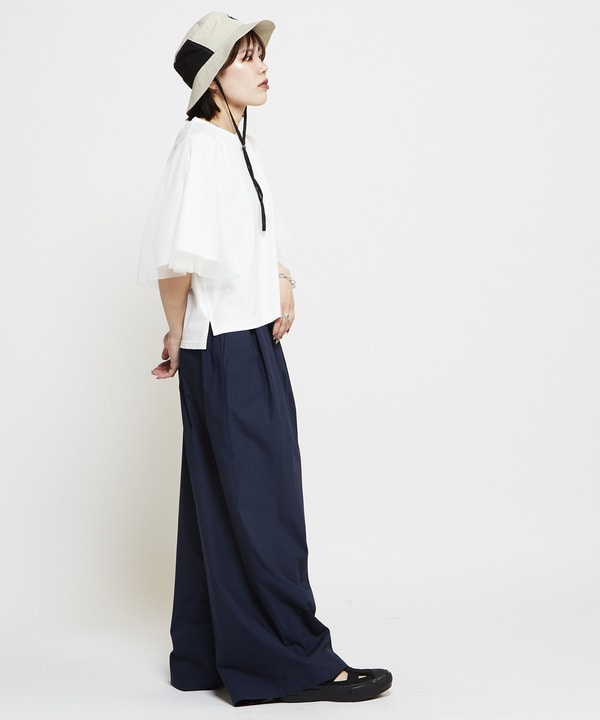 GATHER WIDE FLARE PANTS 詳細画像 11