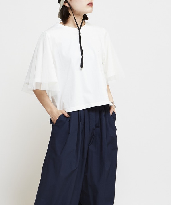 GATHER WIDE FLARE PANTS 詳細画像 13