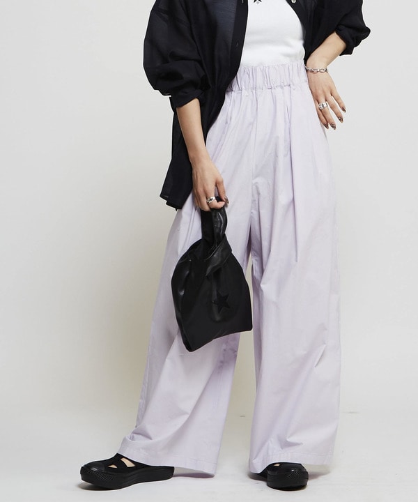 GATHER WIDE FLARE PANTS 詳細画像 14
